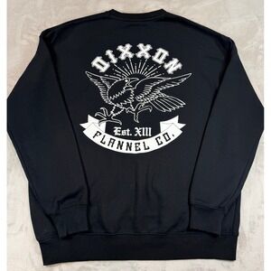 Dixxon Mens Raven Pullover Crewneck Long Sleeve Sweatshirt Size Large
